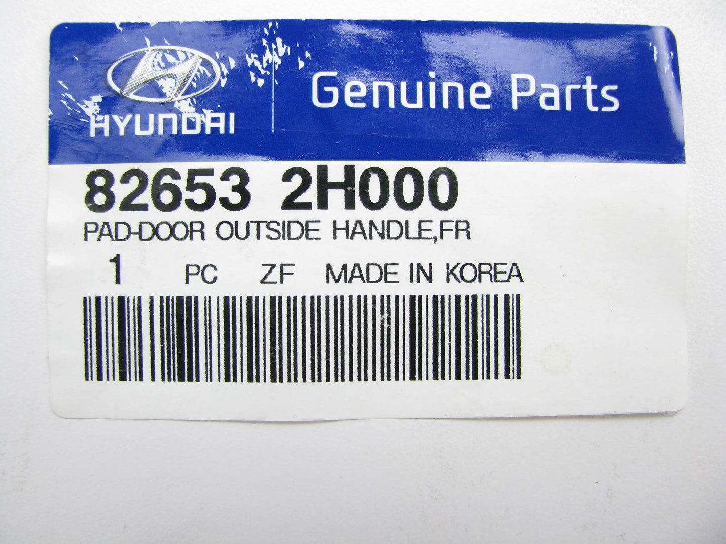 New OEM Front Door Outside Handle Pad For 10-15 Genesis Coupe 826532H000
