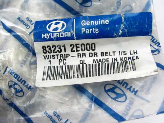Rear Left Door Window Belt Weather Strip Seal OEM For 2005-2009 Hyundai Tucson