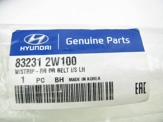 New OEM Rear Left Side Door Inner Belt Weatherstrip Seal For 2013-2018 Santa Fe