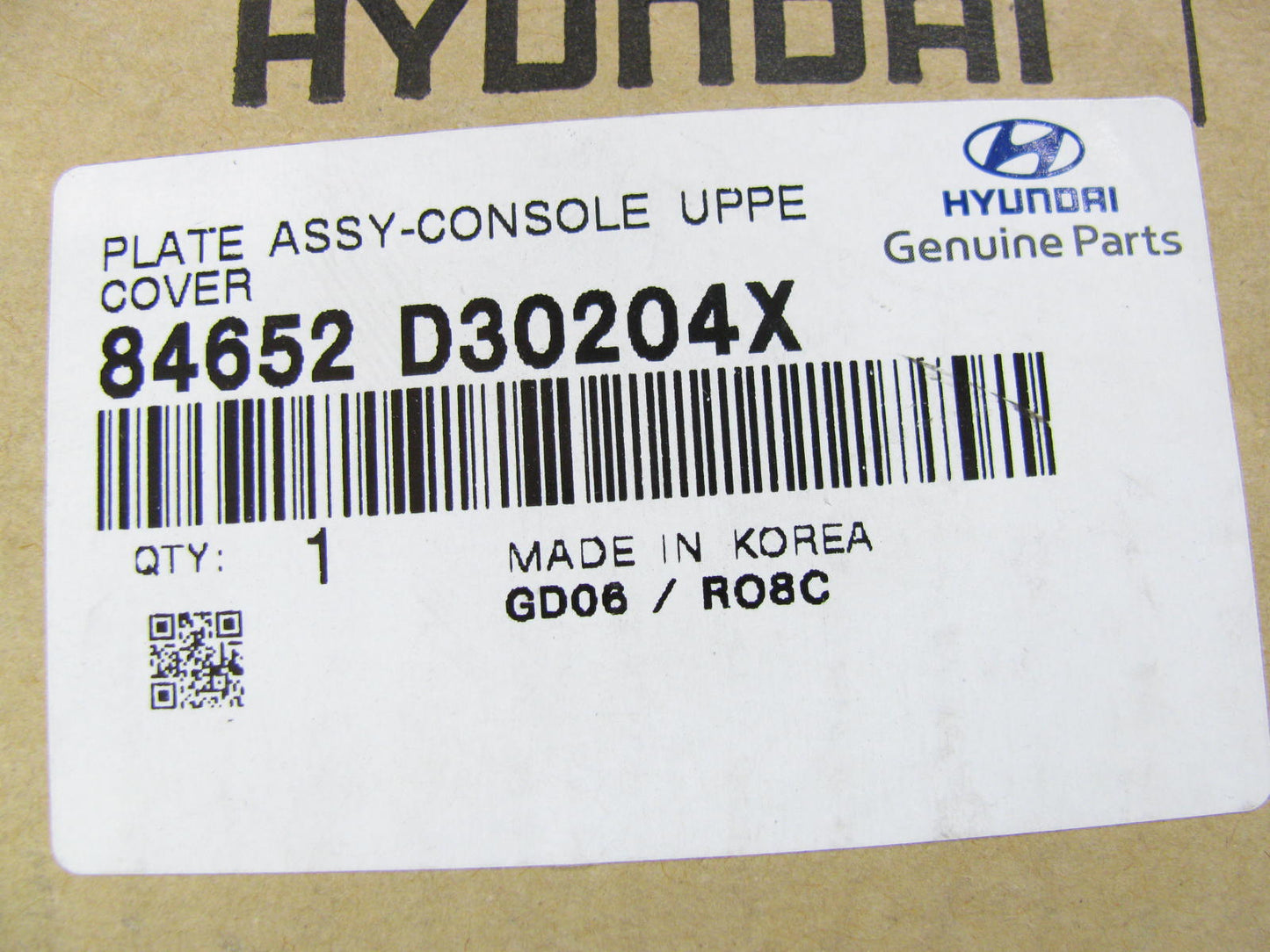 NEW GENUINE Center Console Cup Holder OEM For 19-21 Hyundai Tucson 84652D30204X