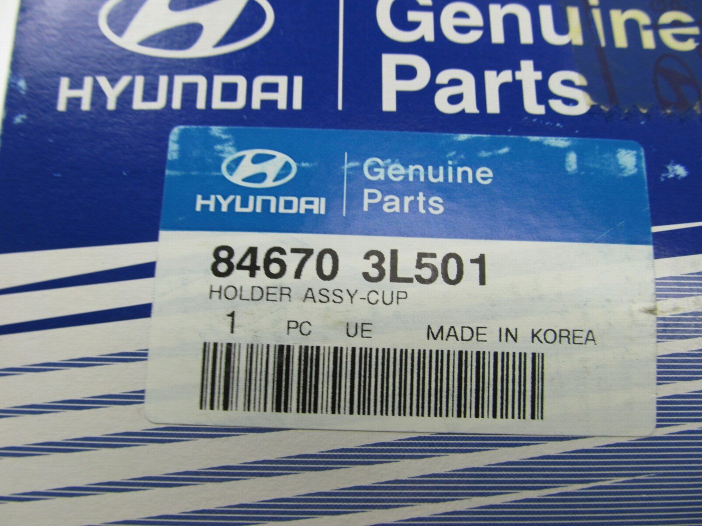 NEW - OEM 846703l501 Center Console Cup Holder For 2006-2008 Hyundai Azera
