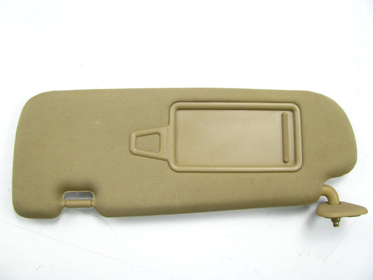 NEW OEM LEFT Sun Visor Sunvisor Beige CAMEL For 10-14 Sonata W/STANDARD SUNROOF