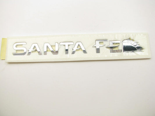 NEW - OEM Lift Gate Rear Emblem Badge Nameplate For 01-06 Santa Fe 8631026900