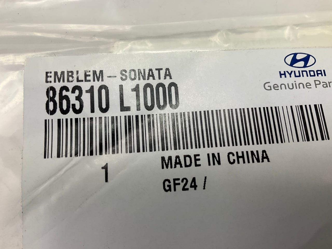 NEW Rear Trunk Nameplate Emblem OEM For 2020-2023 Hyundai Sonata 86310L1000