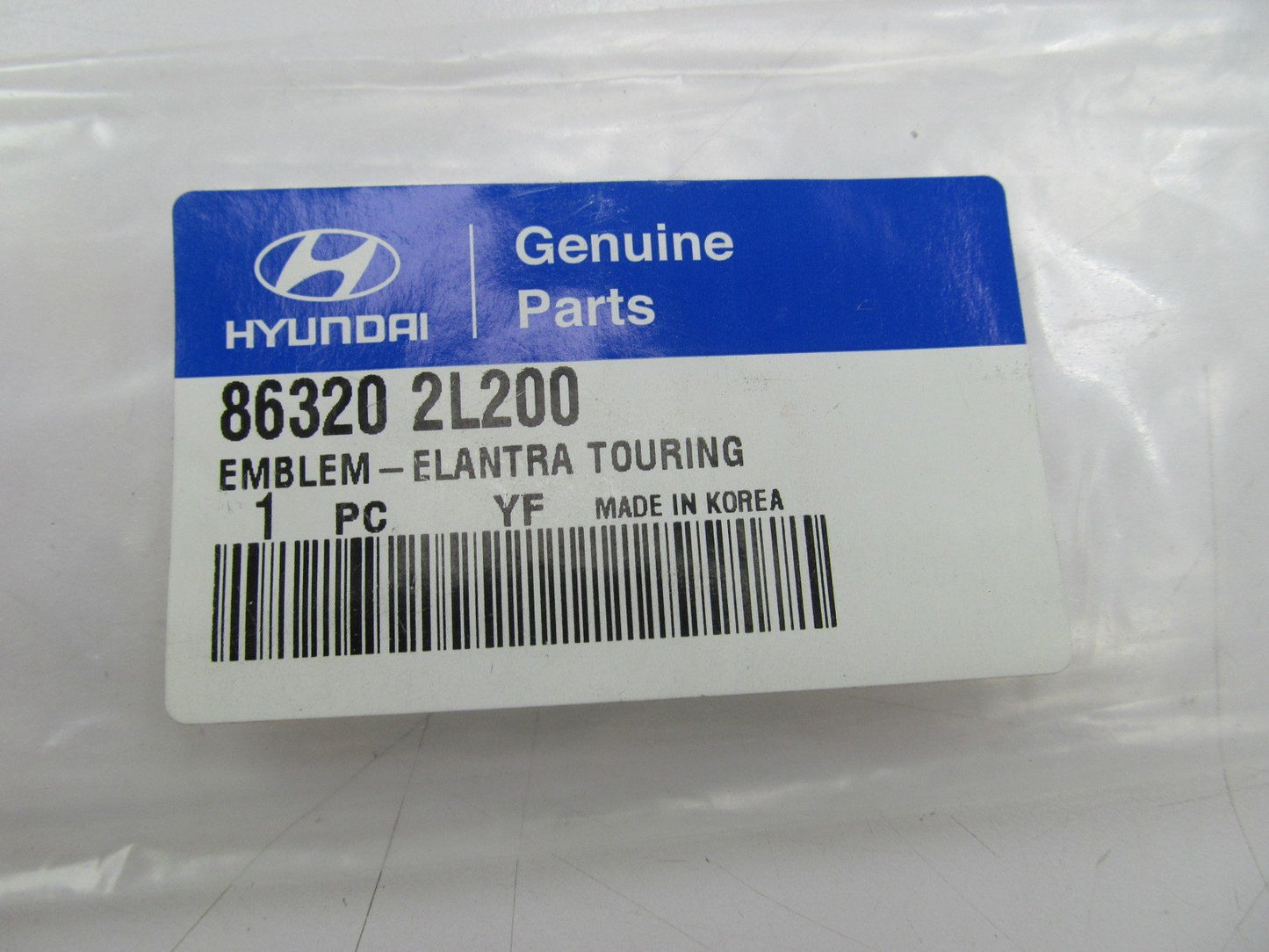 TOURING Lift Gate-Emblem Badge Nameplate 863202L200 For 2009-12 Elantra Touring