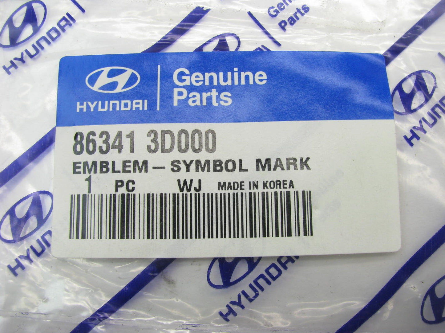 New OEM For 2002-05 Hyundai Sonata *H* Front Logo Emblem Symbol Mark 863413D000