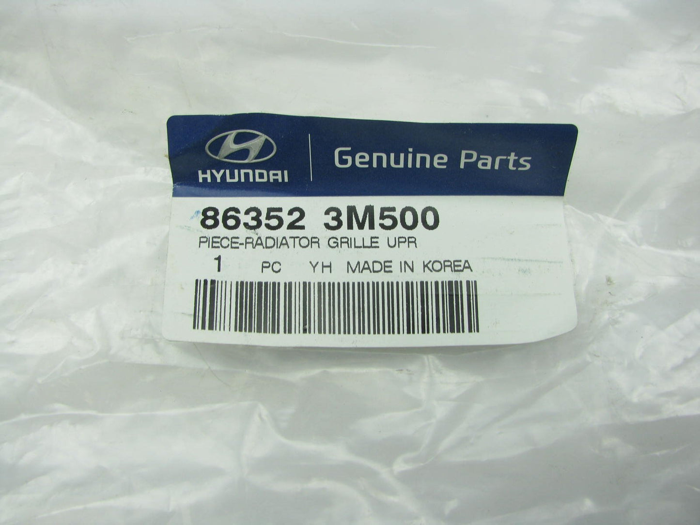 Upper Grille Molding Panel OEM For 2012-2014 Genesis 863523M500 Moulding Trim