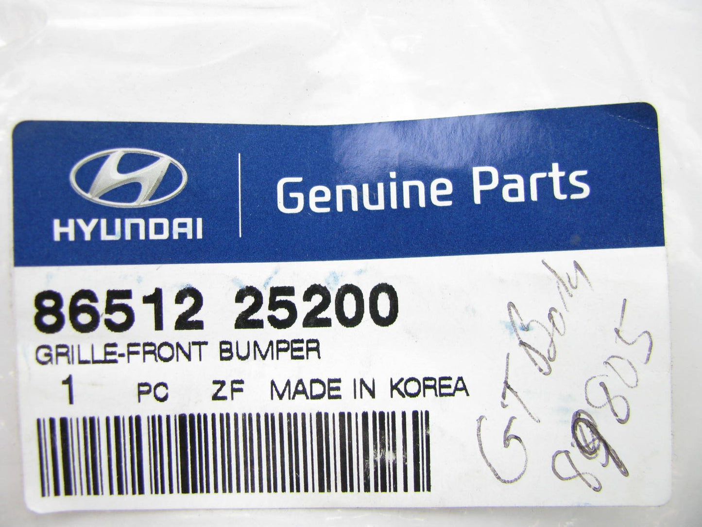 NEW GENUINE Front Bumper Deflector Grille Moulding Insert For 00-02 Accent HATCH