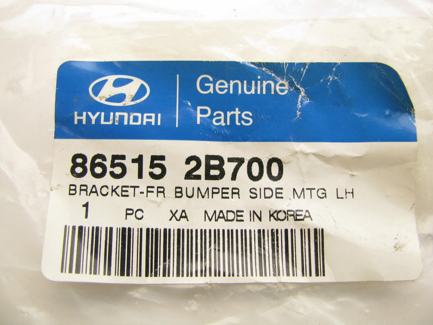 Front Bumper Cover Left Side Support Bracket OEM For 2010-12 Santa Fe 865152B700
