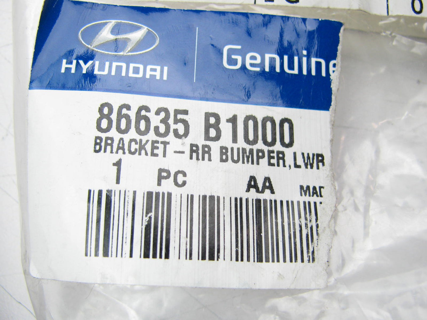 New OEM Rear Bumper Impact Bar Lower Bracket For 15-16 Genesis 86635B1000