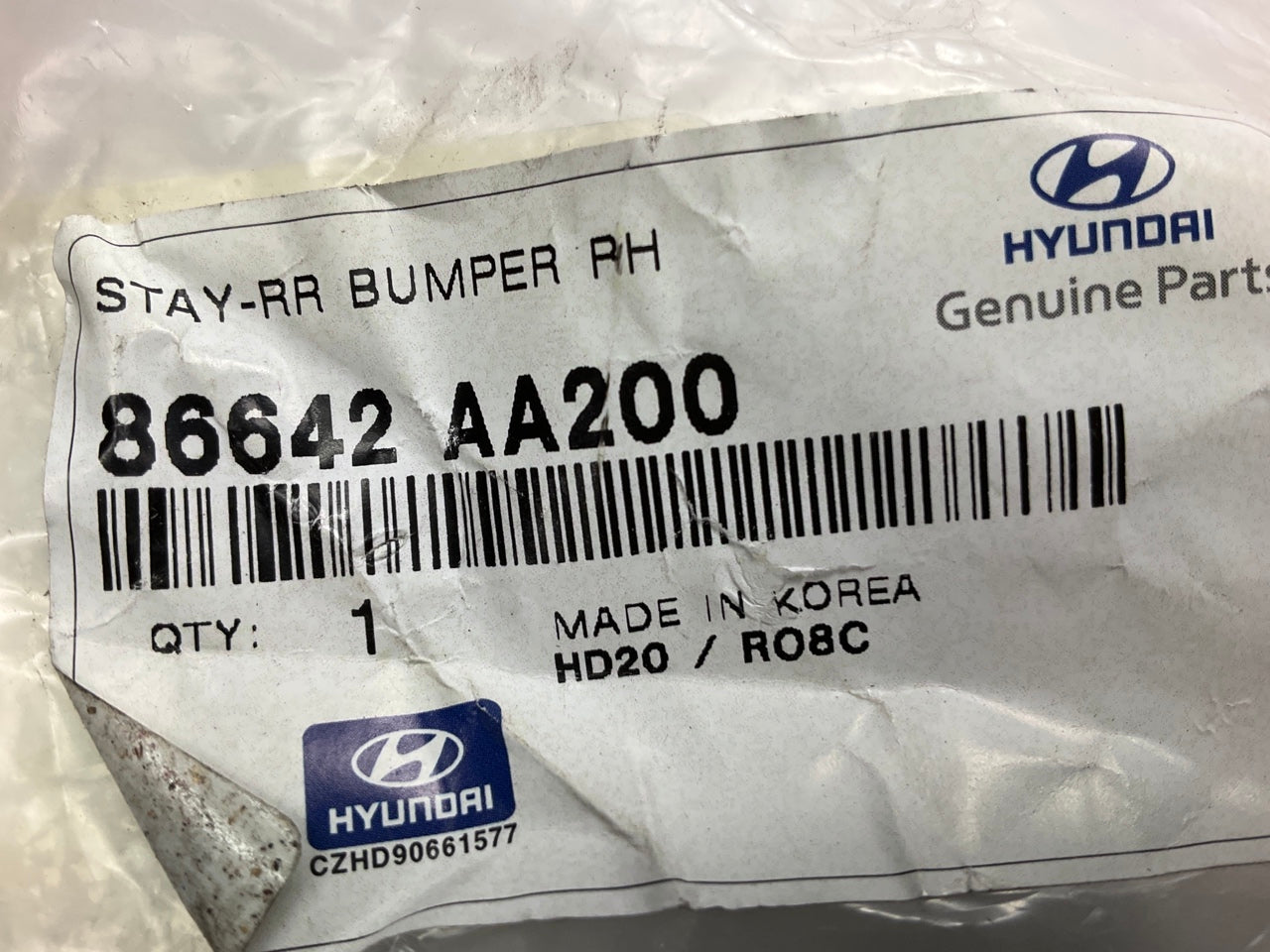 NEW Rear Bumper Right Impact Bar Bracket OEM For 2021-2022 Elantra 86642AA200