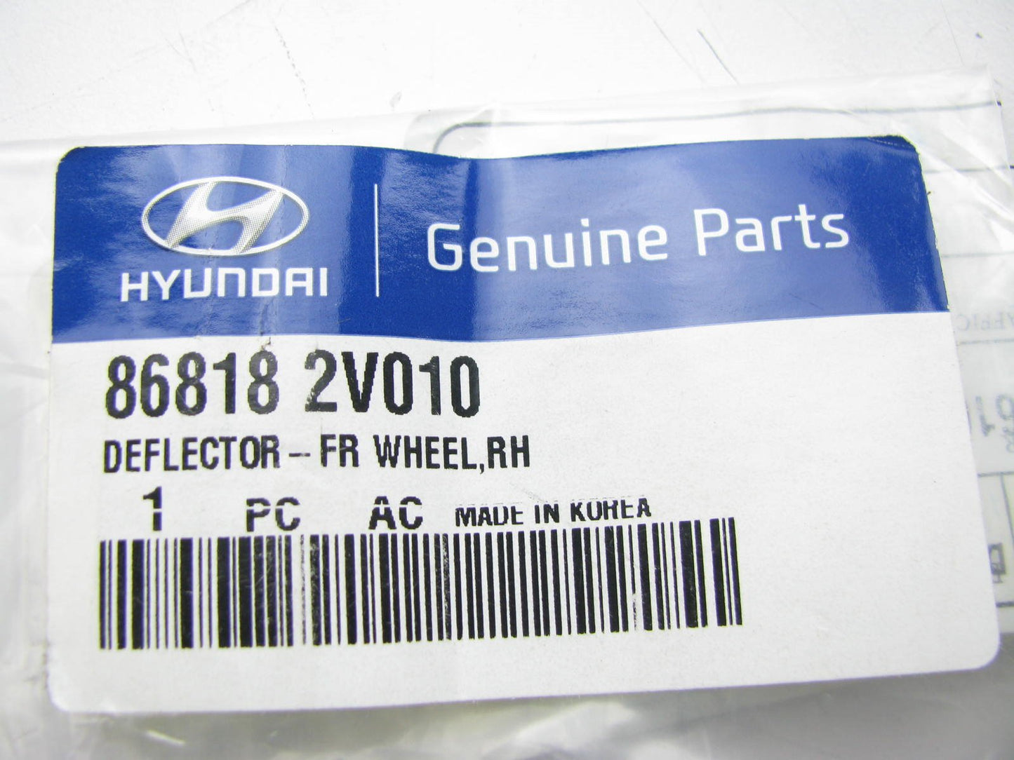New Front Right Wheel Deflector Protector For 2014-15 Veloster 868182V010