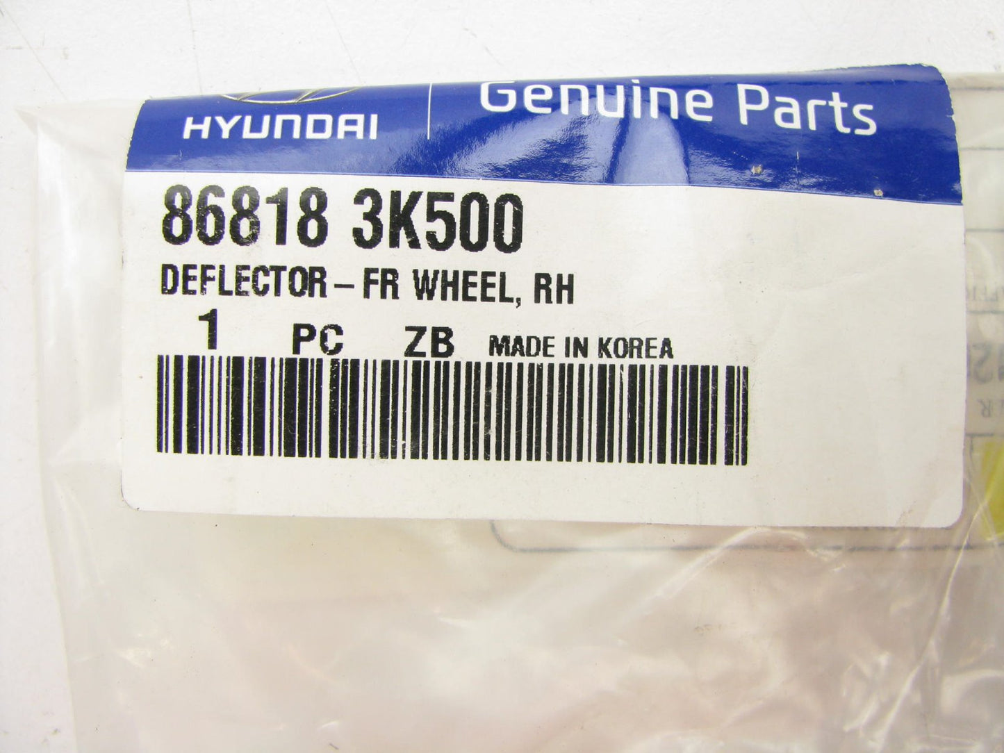 NEW FRONT RIGHT Wheel Fender Splash Shield OEM For 2009-2010 Sonata 868183K500