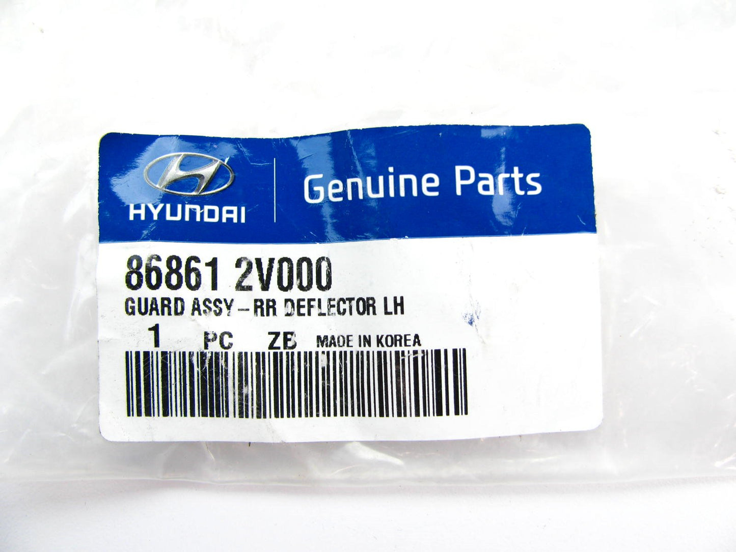 Rear Left Drivers Side Mud Guard Plastic Trim OEM For 12-13 Veloster 868612V000