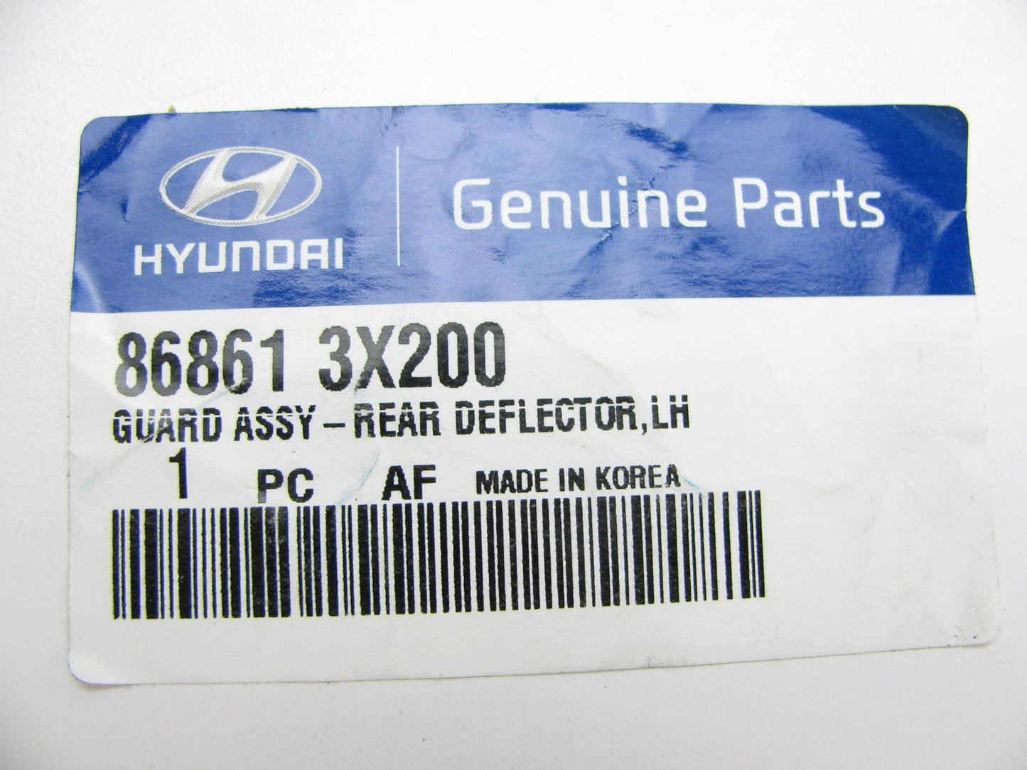LEFT Rear Quarter Panel Wheel-well Mud Guard Deflector For 2014-15 Elantra SEDAN
