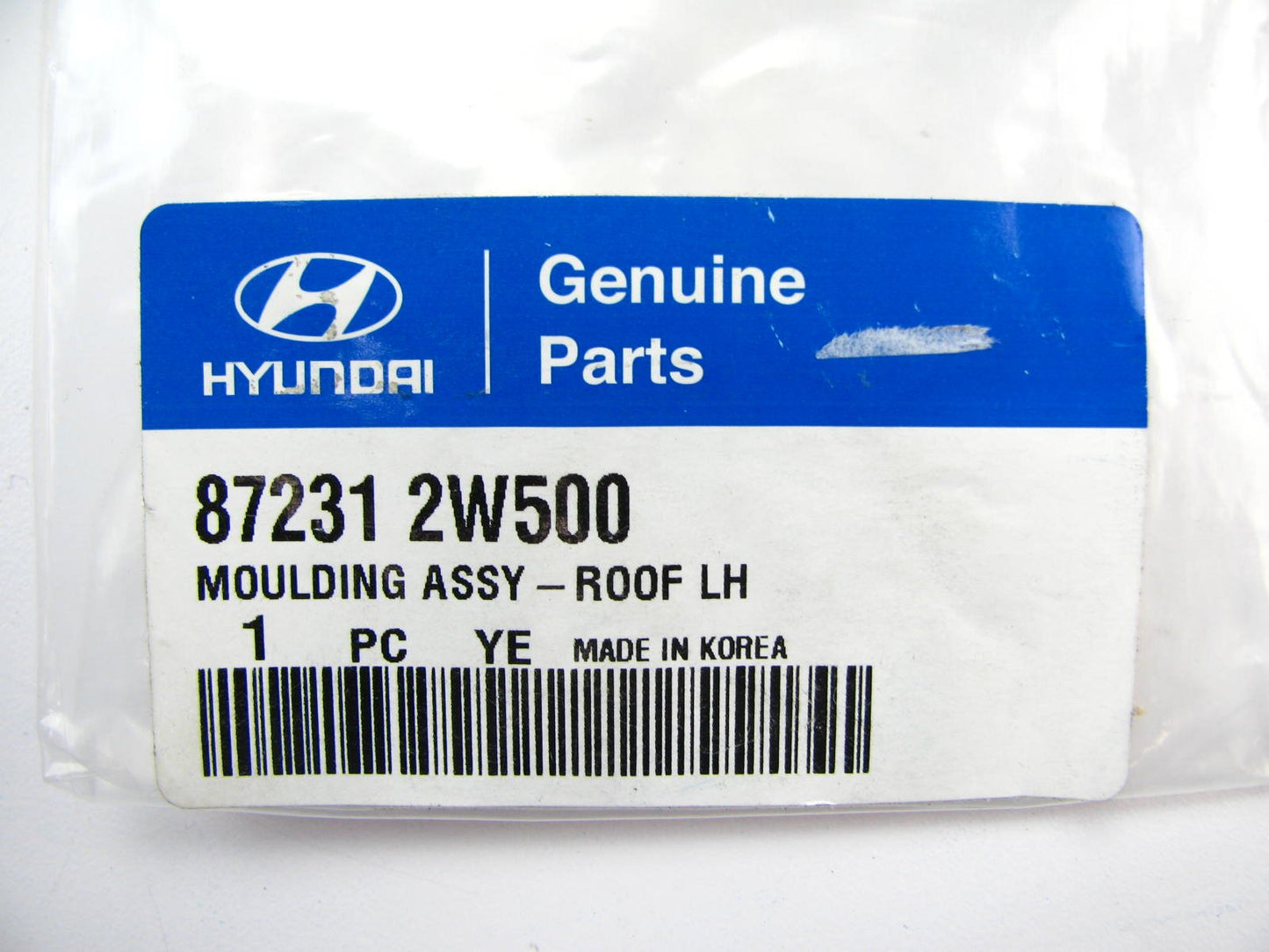 Left Drivers Side Roof Garnish Trim Moulding OEM For 2012-2013 Hyundai Santa Fe