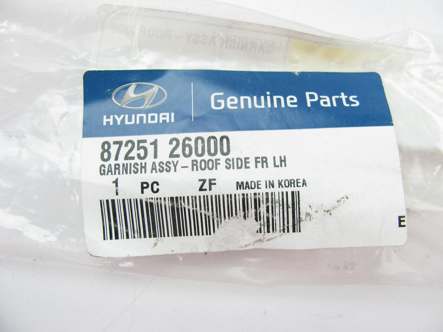 Front Left Drivers Side Roof Rack Moulding OEM For 2001-2006 Hyundai Santa Fe