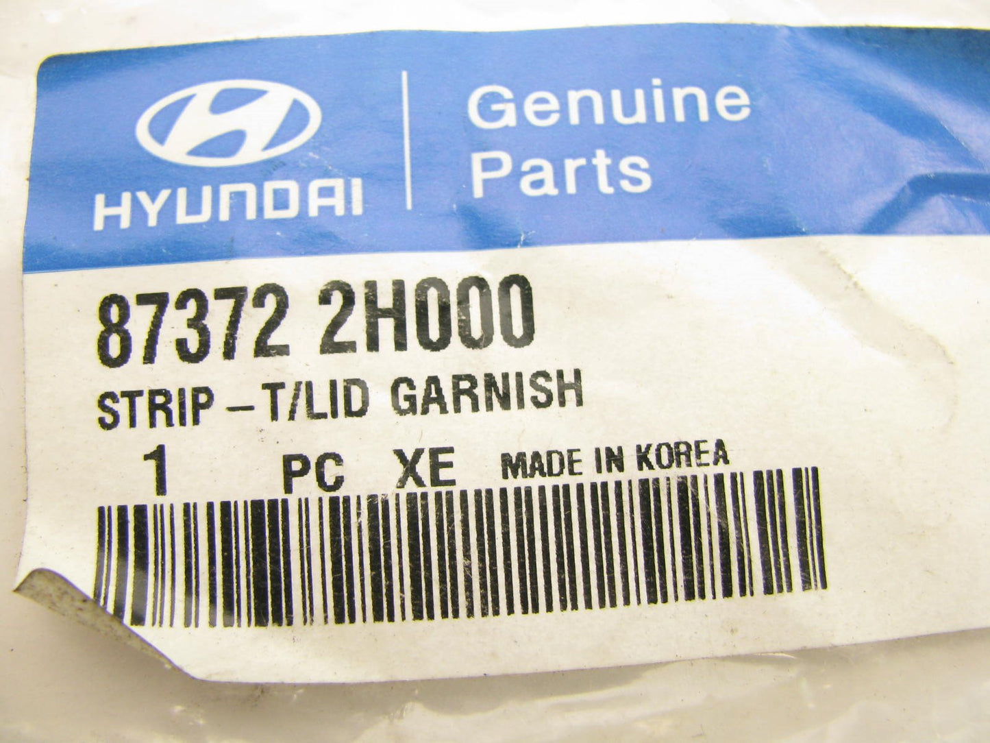 NEW GENUINE Trunk Lid Applique Moulding Panel Seal Strip OEM For 07-09 Elantra