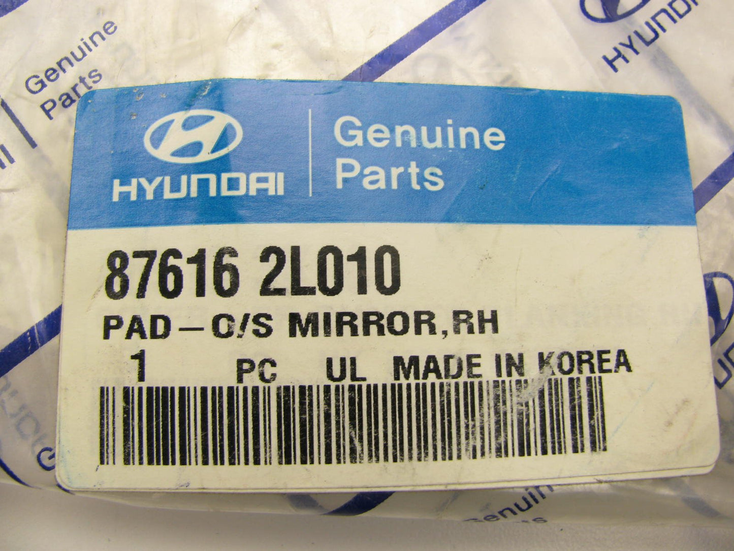NEW Right Passengers Mirror Rubber Gasket Trim Pad For 2008-12 Elantra TOURING