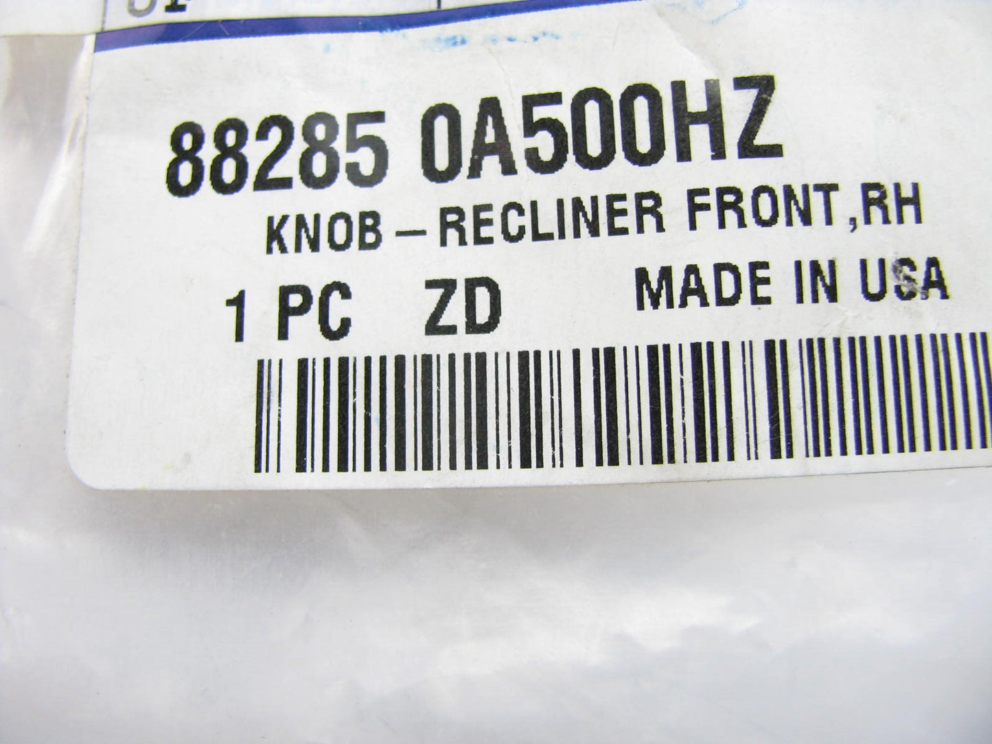 Right Side Seat Back Recliner Adjustment Handle For 09-10 Sonata 882850A500HZ