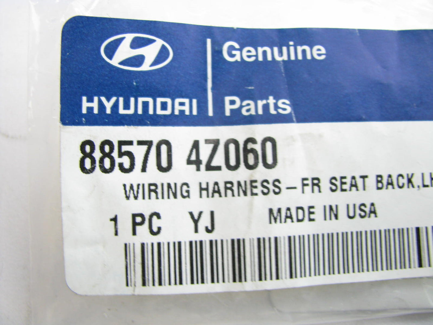 New Genuine FRONT Seat Back Wire Harness LEFT Side OEM For 2013-2015 Santa Fe
