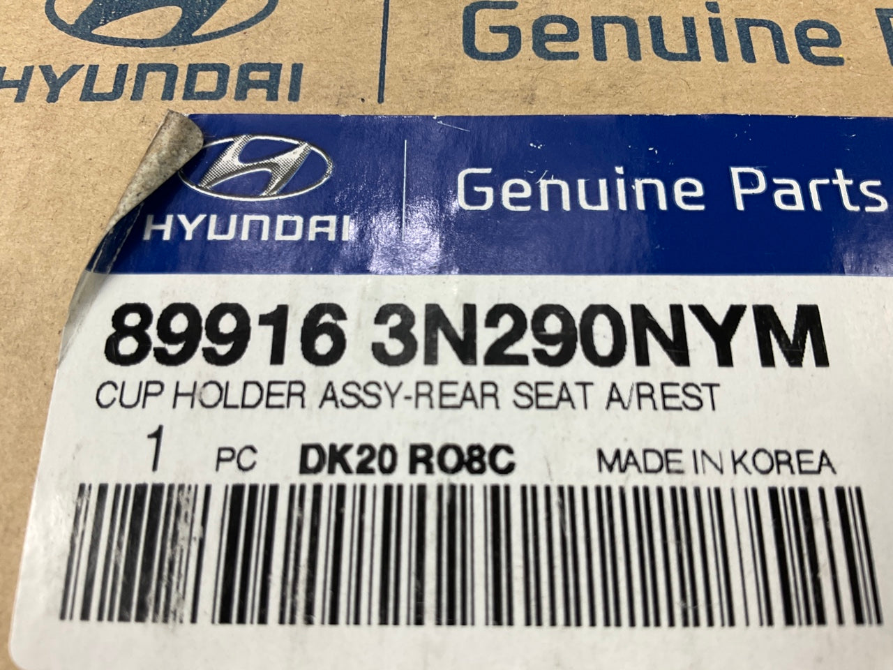 NEW Rear Back Seat Armrest Cup Holder For 2014-2015 Hyundai Equus 899163N290NYM