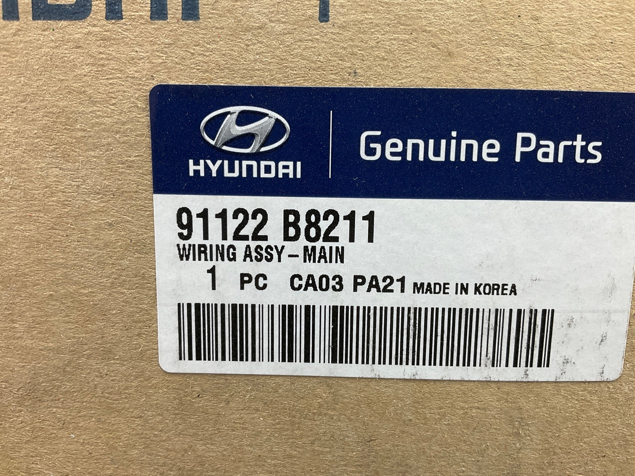 NEW Main Body Wire Wiring Harness OEM For 2014 Hyundai Santa Fe 91122B8211