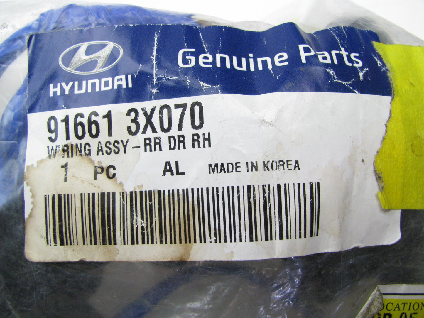 New OEM Rear Right Side Door Wire Harness For 2014-2015 Elantra 916613X070