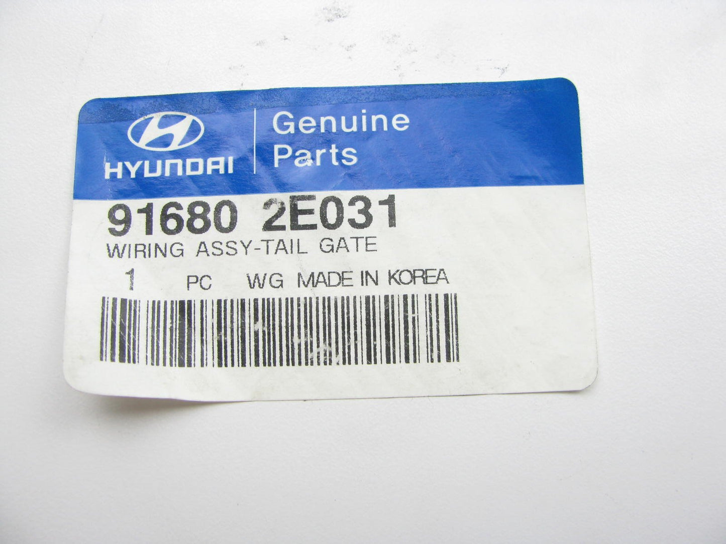 NEW - OEM Lower Tailgate Wire Harness For 2005-08 Hyundai Tucson 916802E031
