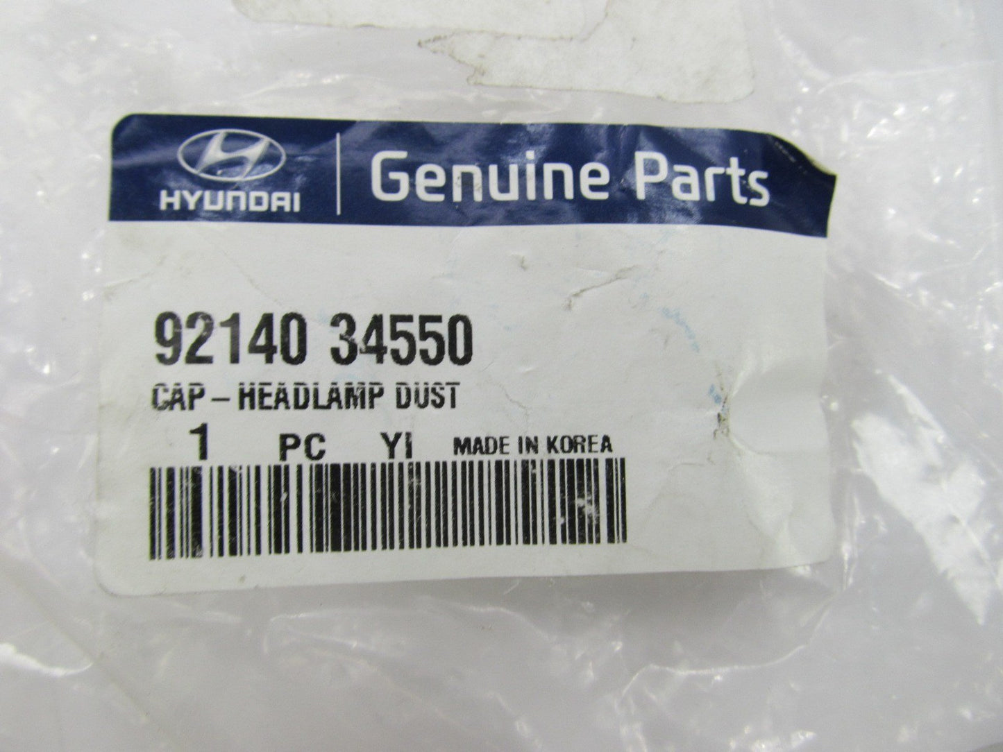 NEW GENUINE Head Lamp Light Dust Cap Cover OEM For Hyundai 9214034550