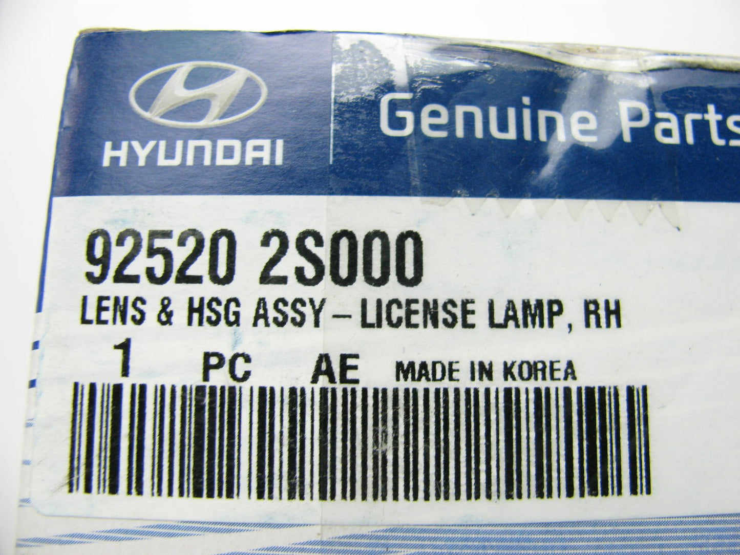 925202S000 Right License Plate Light Lamp Housing OEM For Hyundai 14-15 Tucson