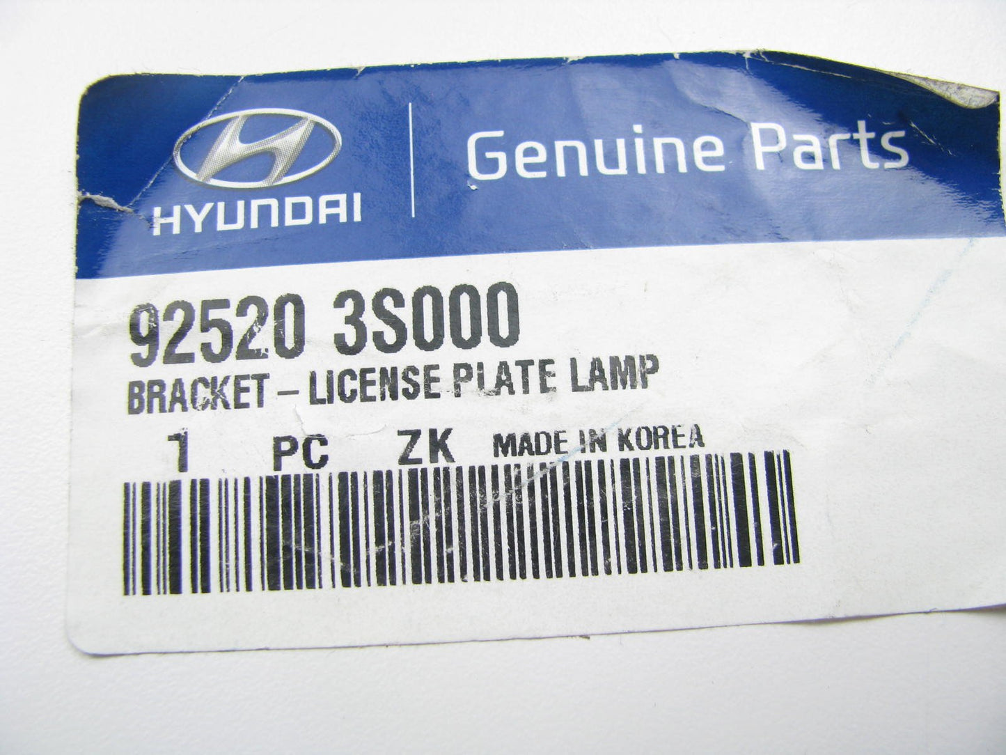 New Rear License Plate Light Lamp Housing Panel Bracket 11-14 Sonata 925203S000