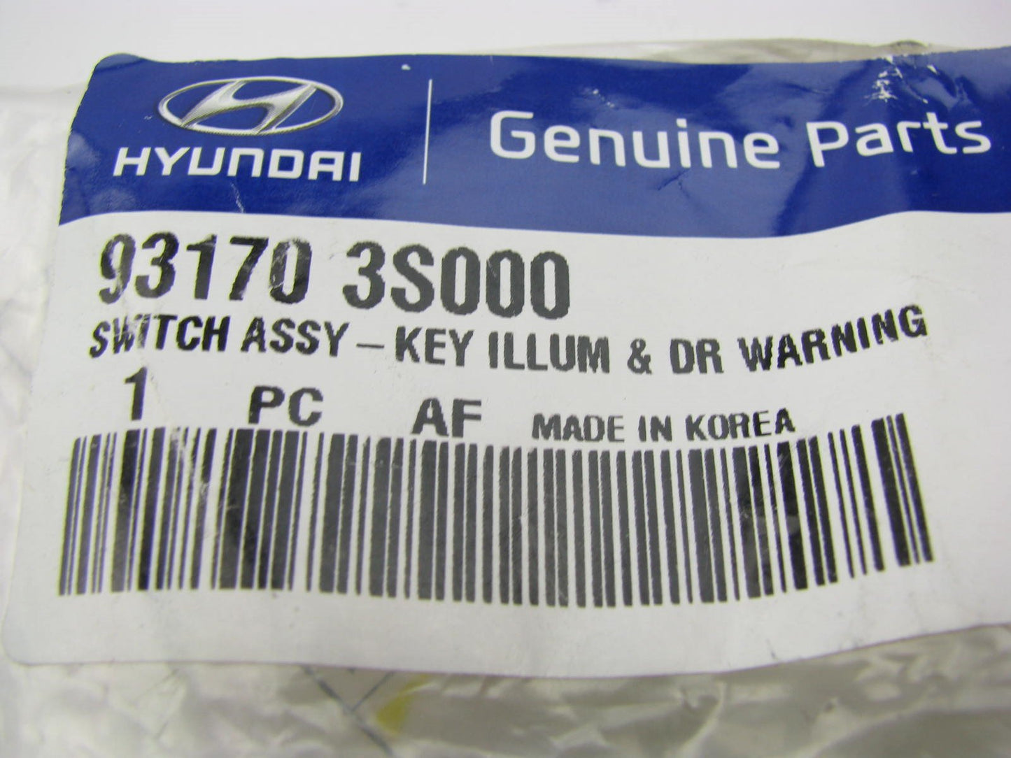 New Genuine OEM Key Illumination Ring & Door Warning Switch For 09-14 Sonata