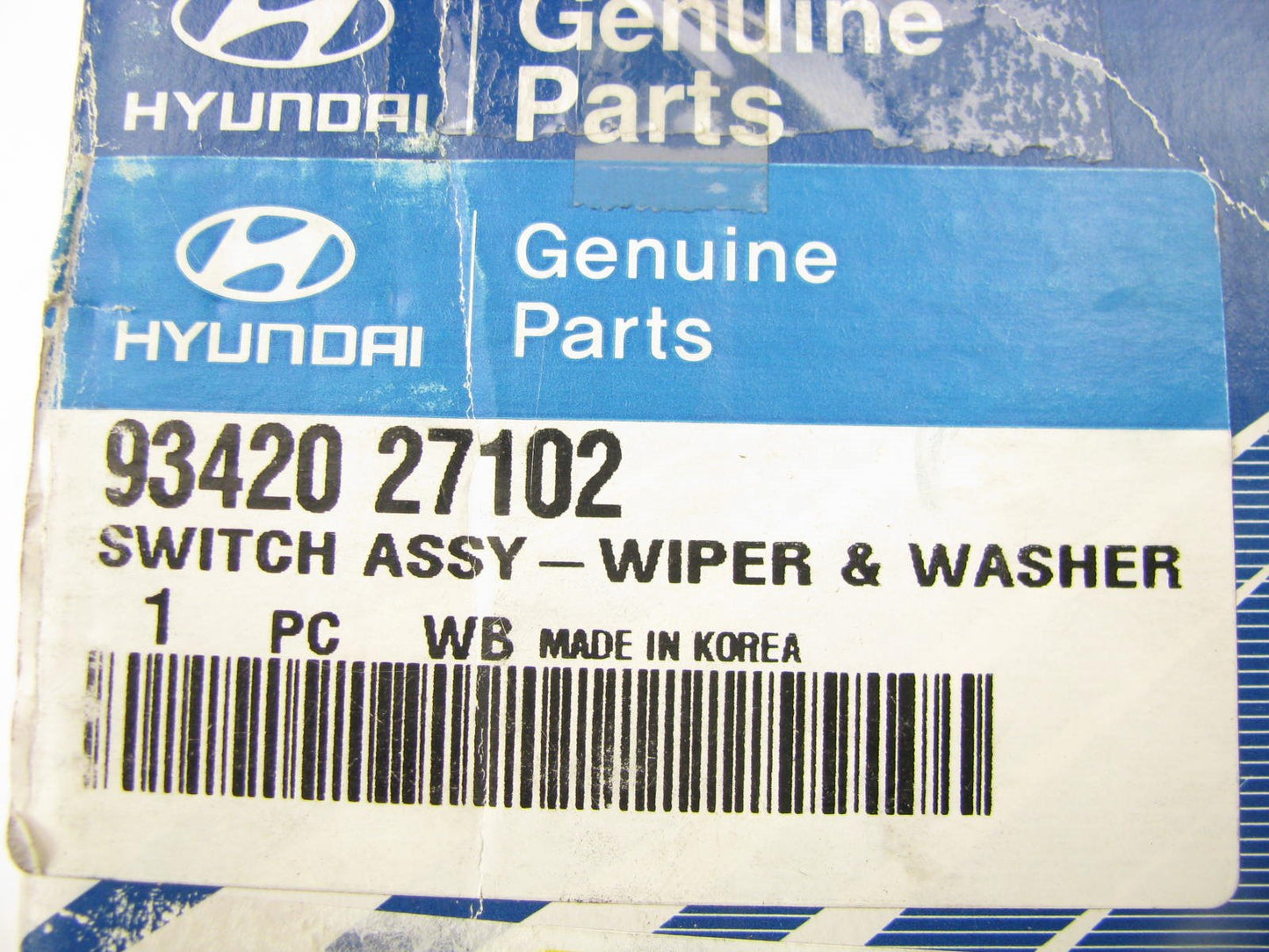 NEW - OEM Windshield Wiper Switch For 1996-2001 Hyundai Tiburon 9342027102