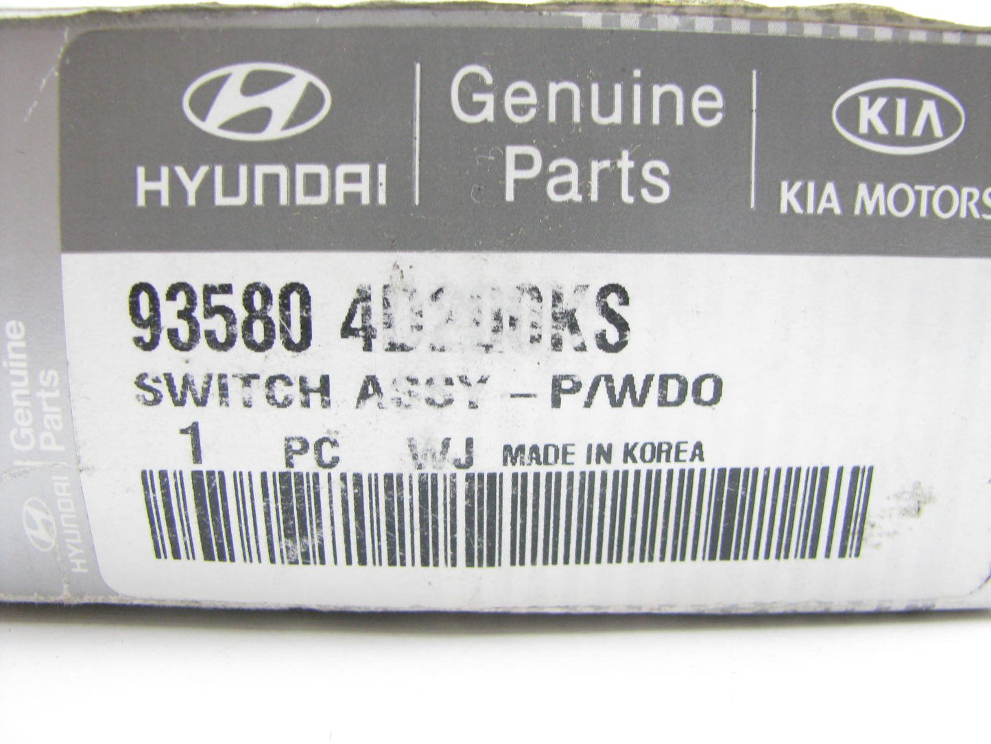 NEW GENUINE RIGHT Power Window Switch OEM For 06-08 Entourage GRAY 935804D200KS