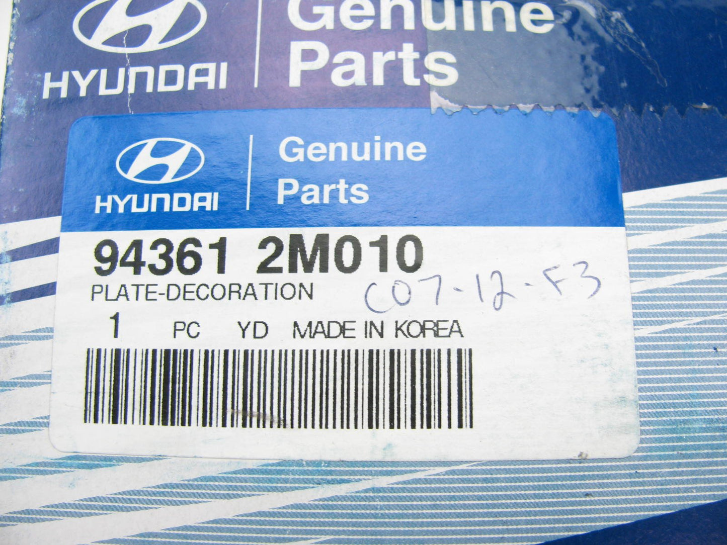 Instrument Cluster Gauge Trim Bezel Right Side OEM For 2010-11 Genesis Coupe
