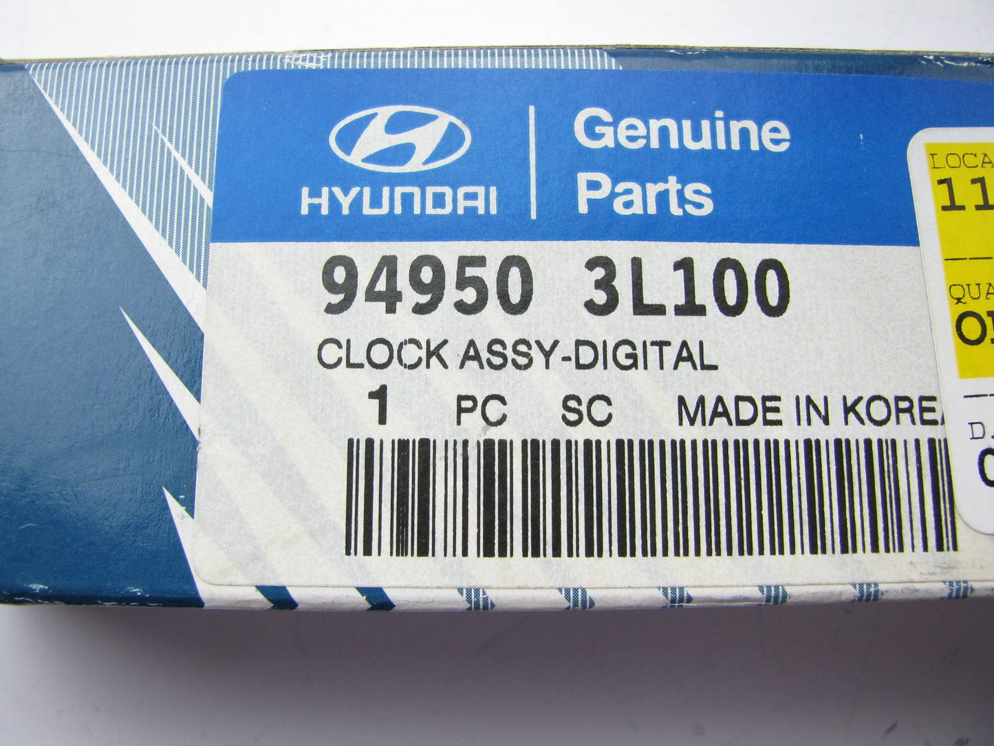 New GENUINE Digital Clock Gauge OEM For 2006-2008 Hyundai Azera 949503L100
