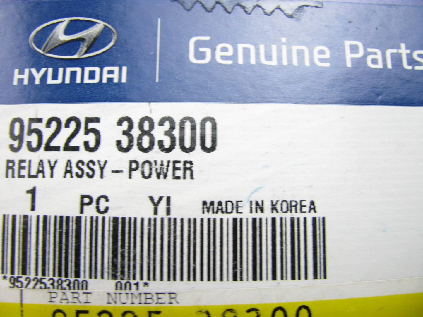 NEW - OEM 9522538300 Power Relay For Hyundai