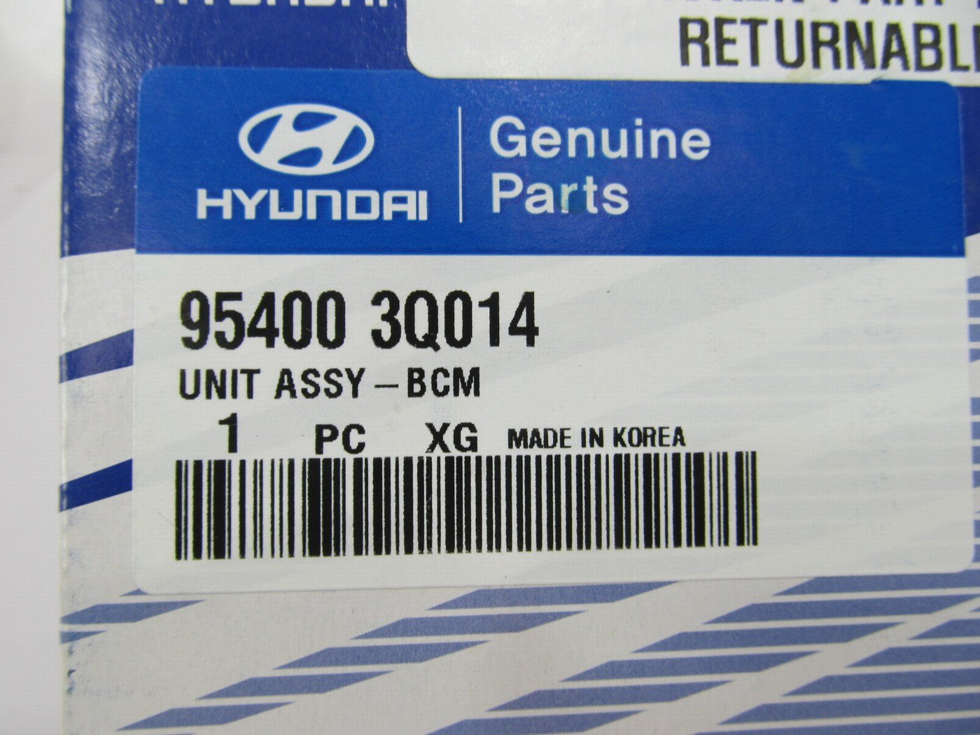 Genuine Body Control Module ECU BCM OEM For 2012-2013 Hyundai Sonata 95400-3Q014