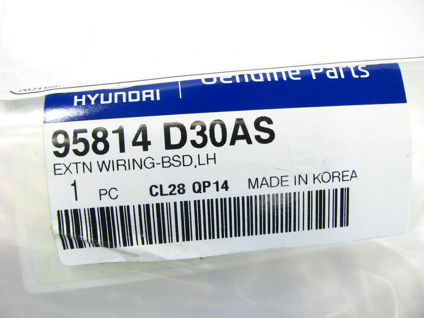 New Genuine OEM Left Rear EXTENSION WIRING-BSD For 2015-2018 Hyundai Tucson