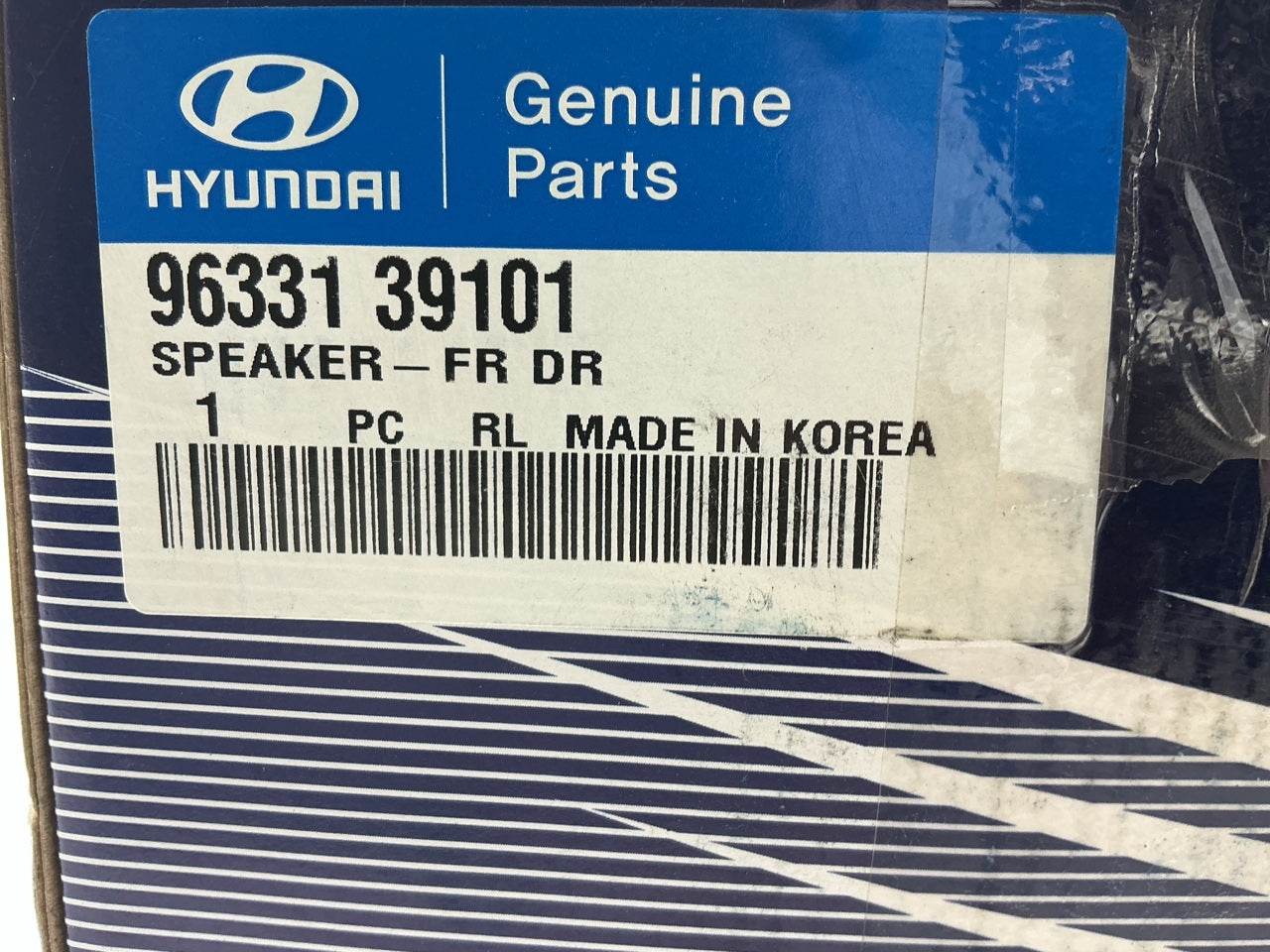 NEW Front Left Speaker OEM For Hyundai 9633139101, With Factory Amp Option Only