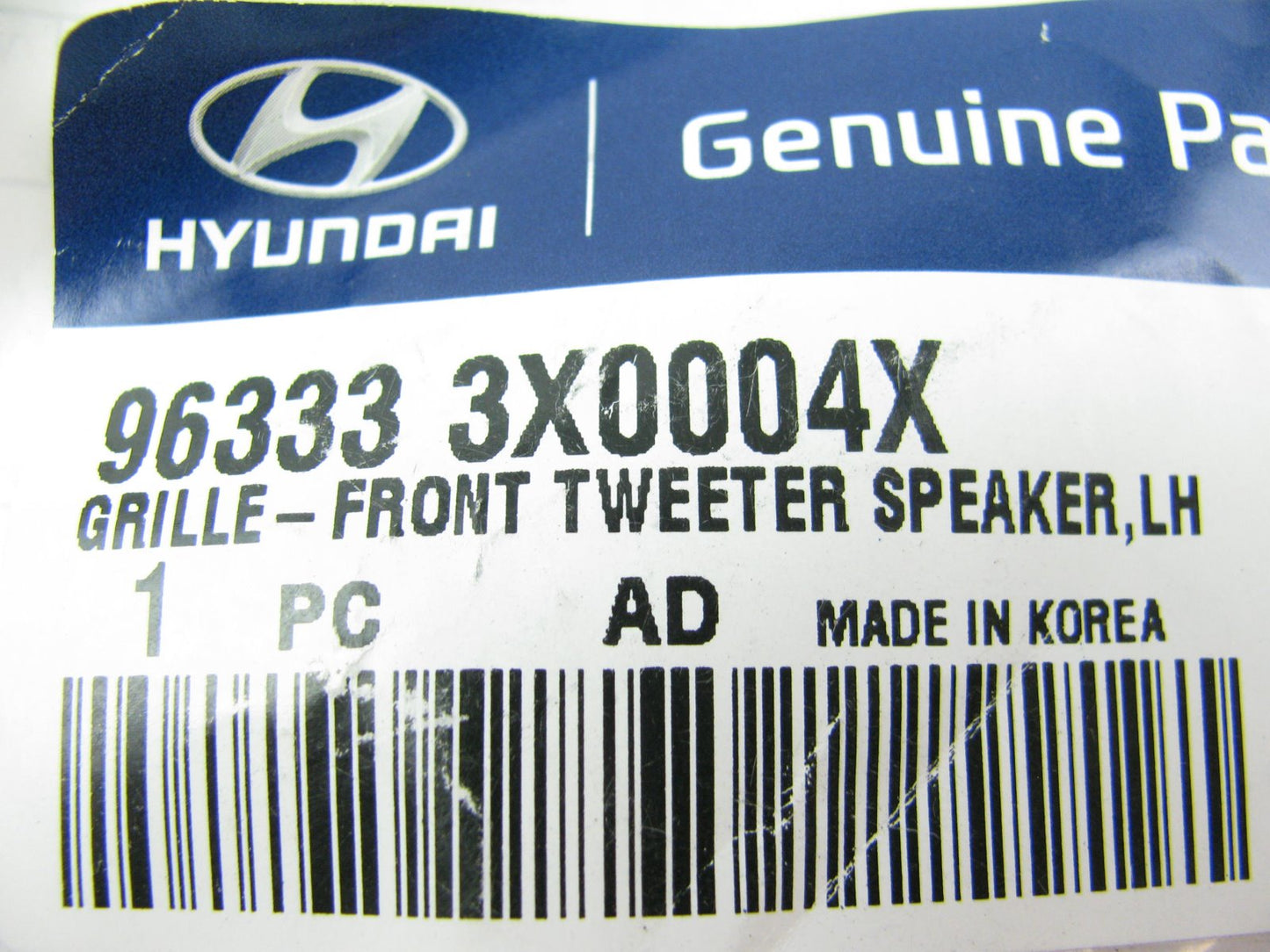 New OEM Front Tweeter Speaker Grille Left Driver For 11-15 Elantra 963333X0004X