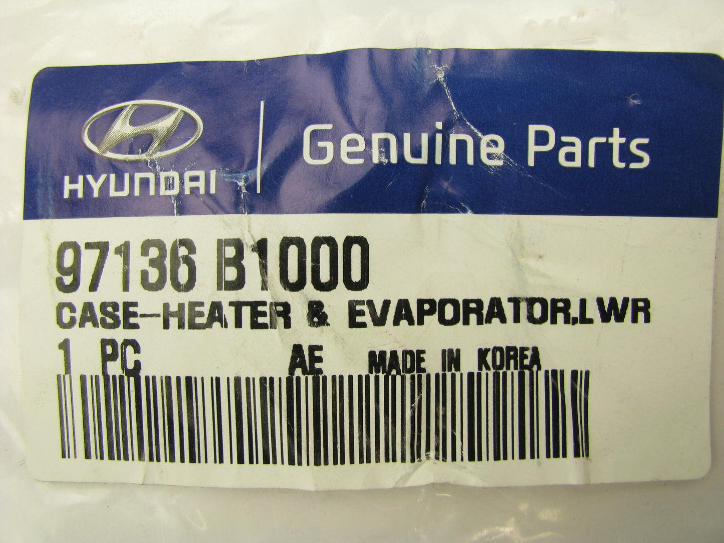 NEW - OEM Lower Heater Core Housing For 2015-2016 Genesis 97136B1000