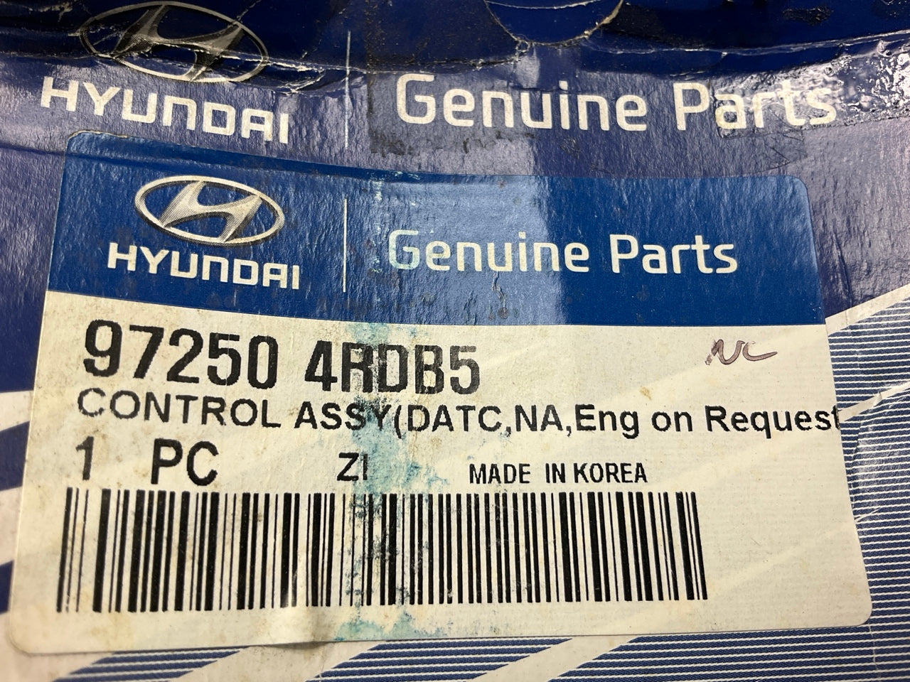 NEW - OEM 972504RDB5 HVAC Climate Control Module For 14-15 Hyundai Sonata Hybrid