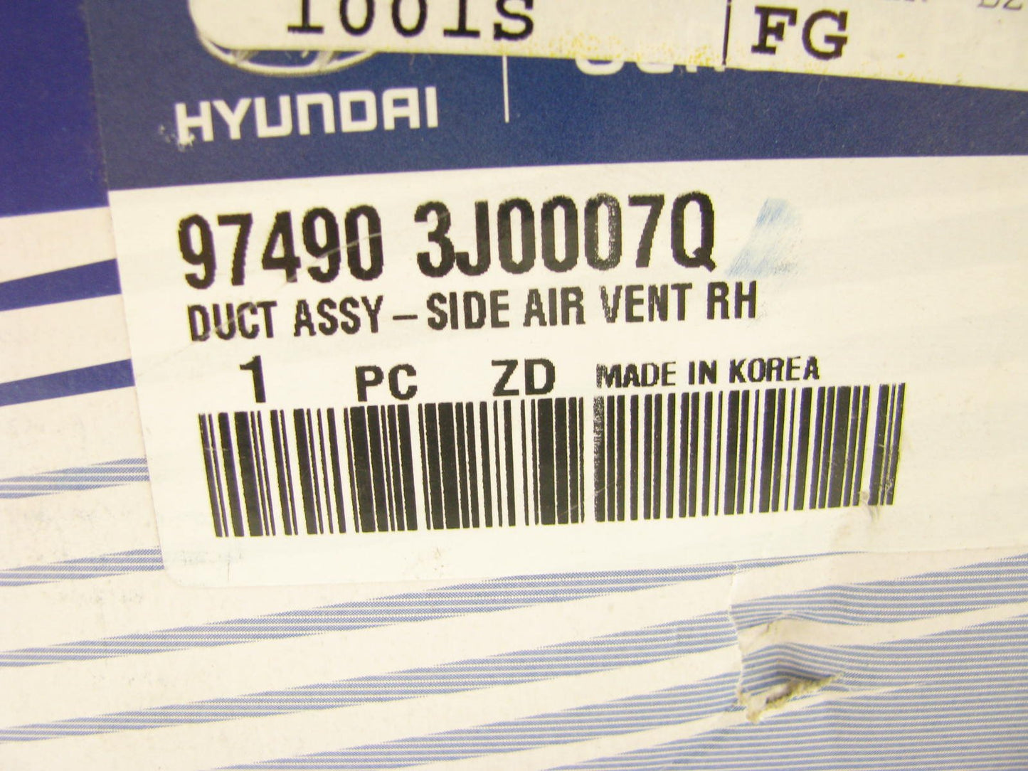 NEW GENUINE OUTER RIGHT A/C Air Vent Duct OEM For 2007-12 Veracruz 974903J0007Q