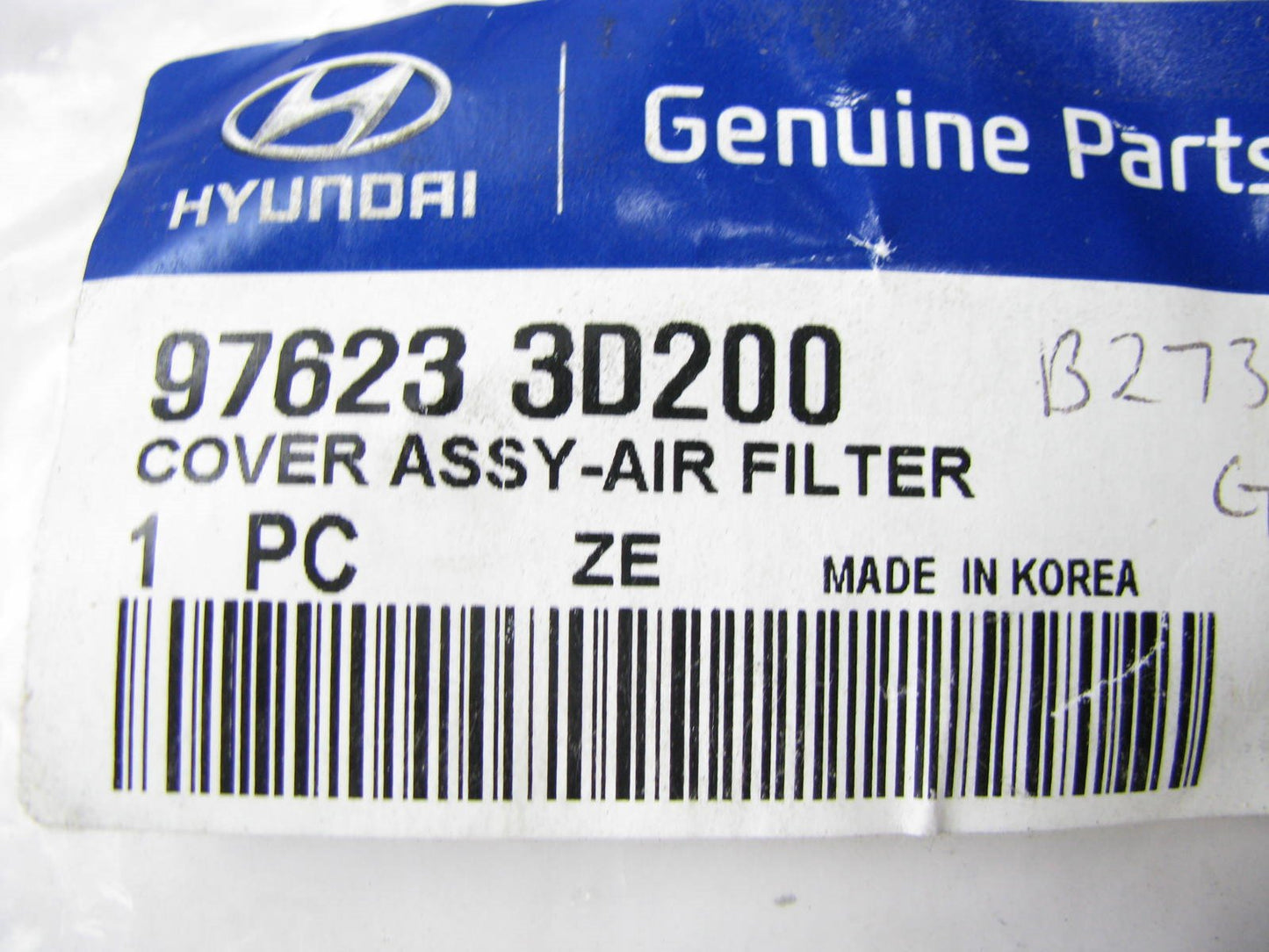 A/C Cabin Air Filter Plastic Cover OEM For Hyundai 976233D200