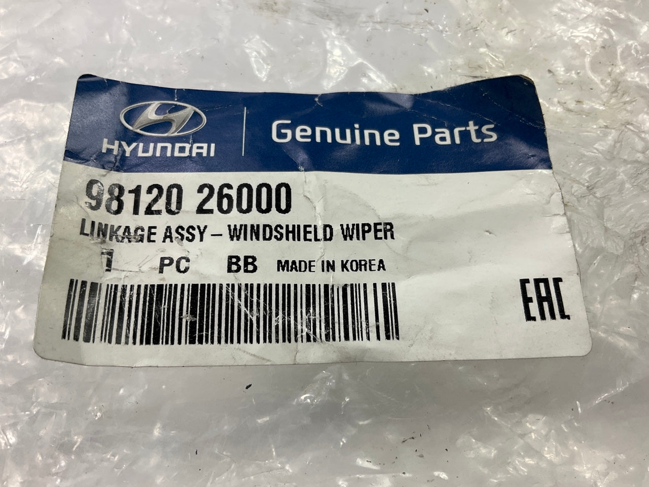 NEW Windshield Wiper Linkage OEM For 2001-2004 Hyundai Santa Fe 9812026000