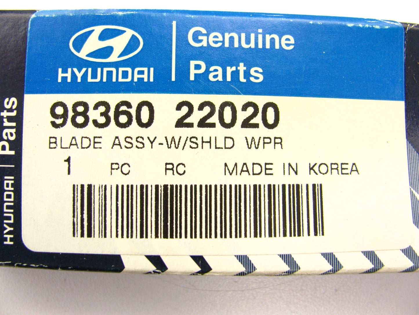 NEW GENUINE Right Passengers Side Windshield Wiper Blade OEM For 1995-05 Accent