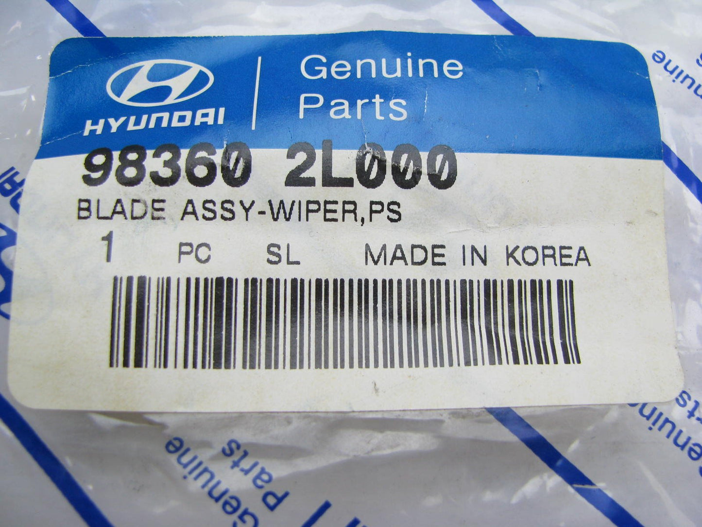 New Genuine Right Passenger Side Windshield Wiper Blade OEM For 2010-12 Elantra