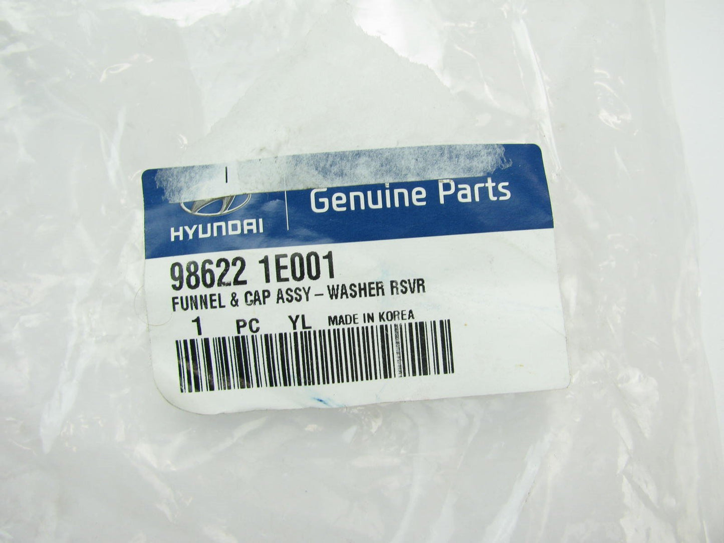 New OEM Windshield Wiper Washer Fluid Filler Tube For 09-11 Accent 986221E001